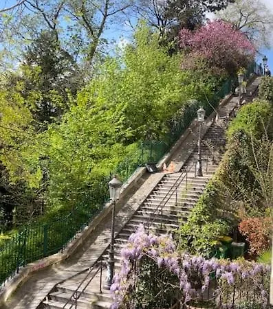 Charming Montmartre Under Sacre Coeur *